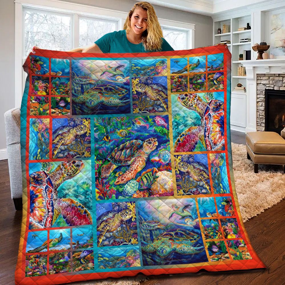 Turtle Quilt Blanket BBB170230SM