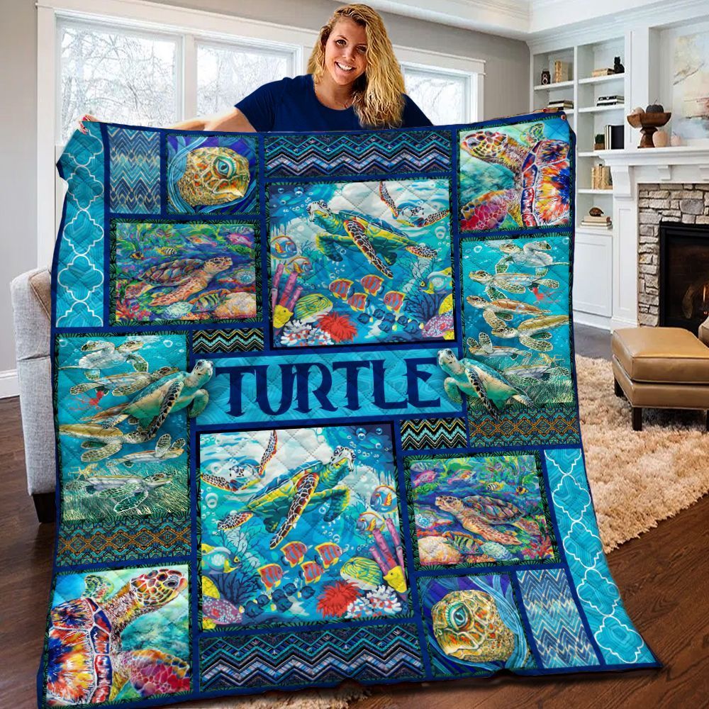 Turtle Quilt Blanket BBB240223SM