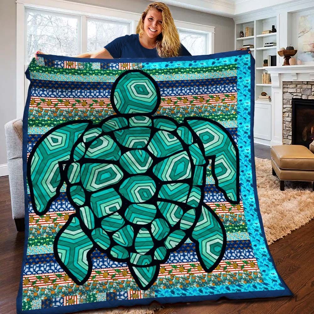 Turtle Quilt Blanket BBB270426SM
