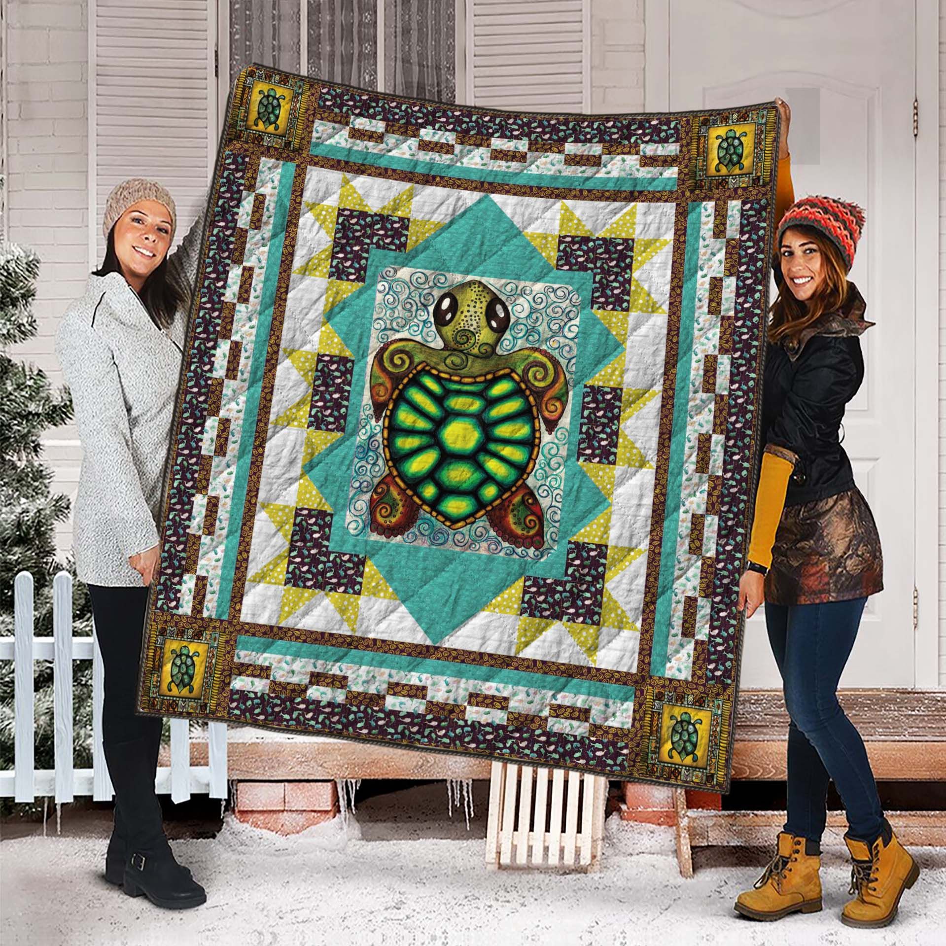 Turtle Quilt Blanket C9B020603VV