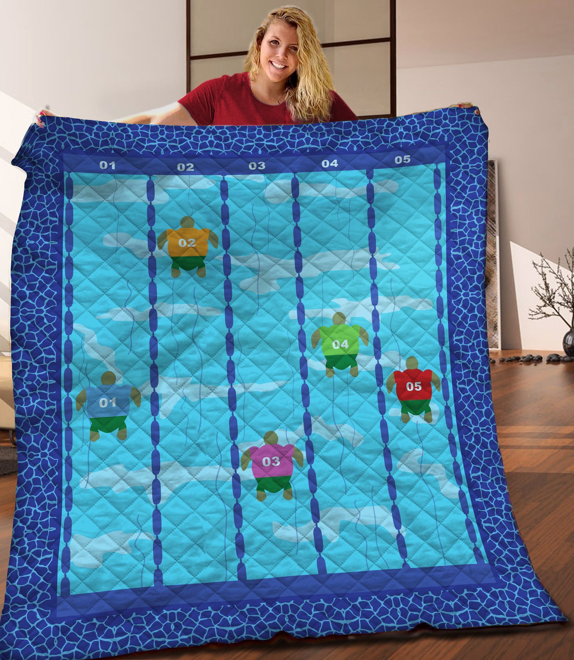 Turtle Quilt Blanket C9B200230NM