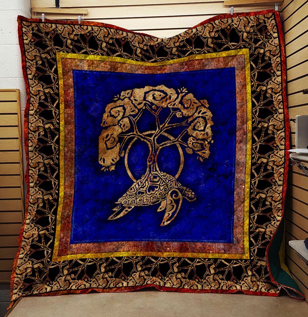 Turtle Quilt Blanket C9B250240NM