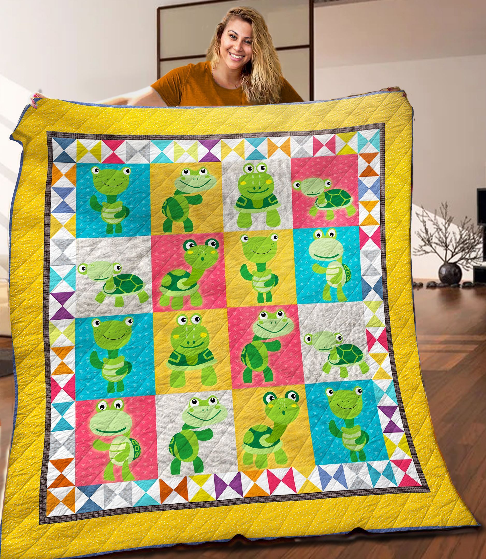 Turtle Quilt Blanket C9B300334MI