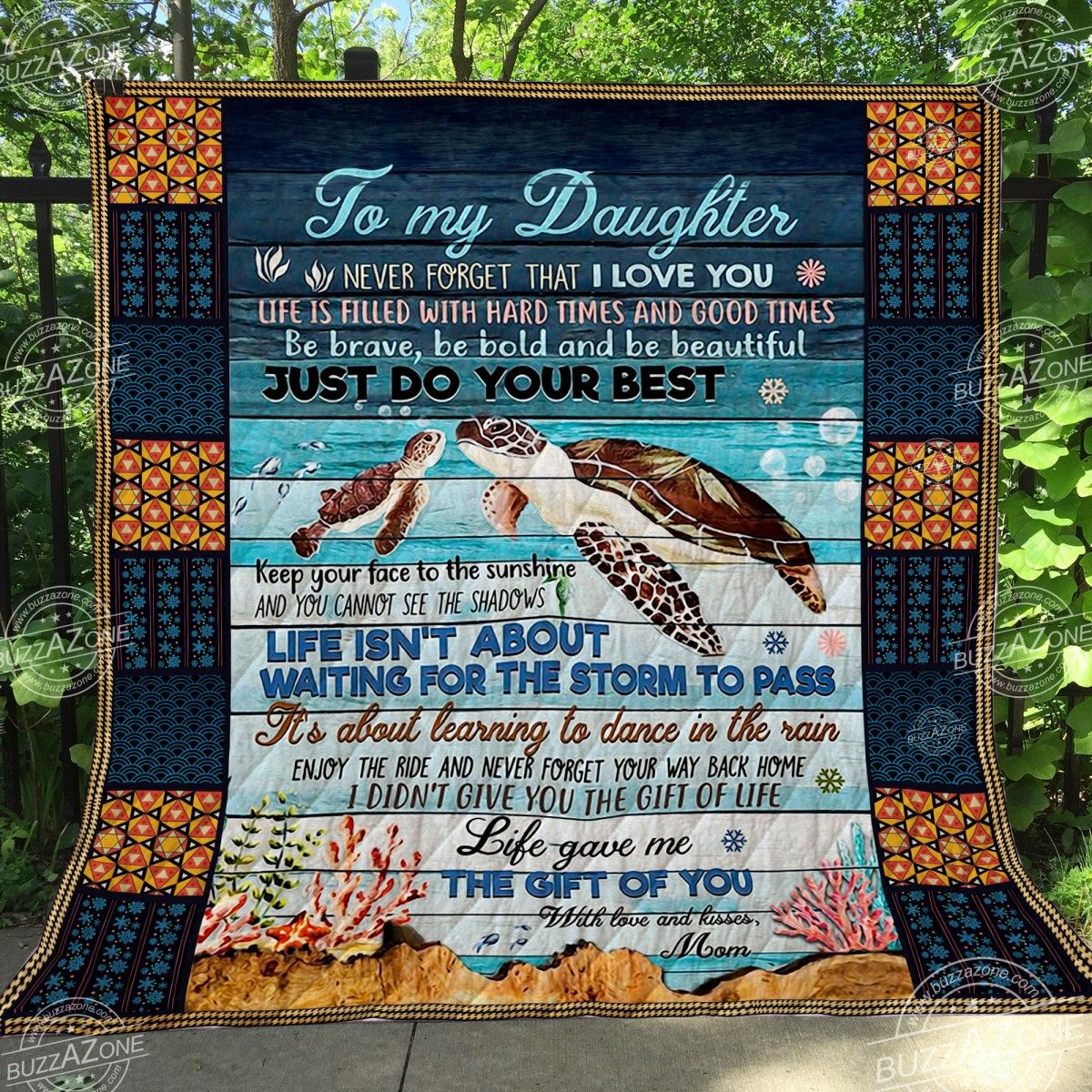 Turtle Quilt Blanket DHC0712115VT