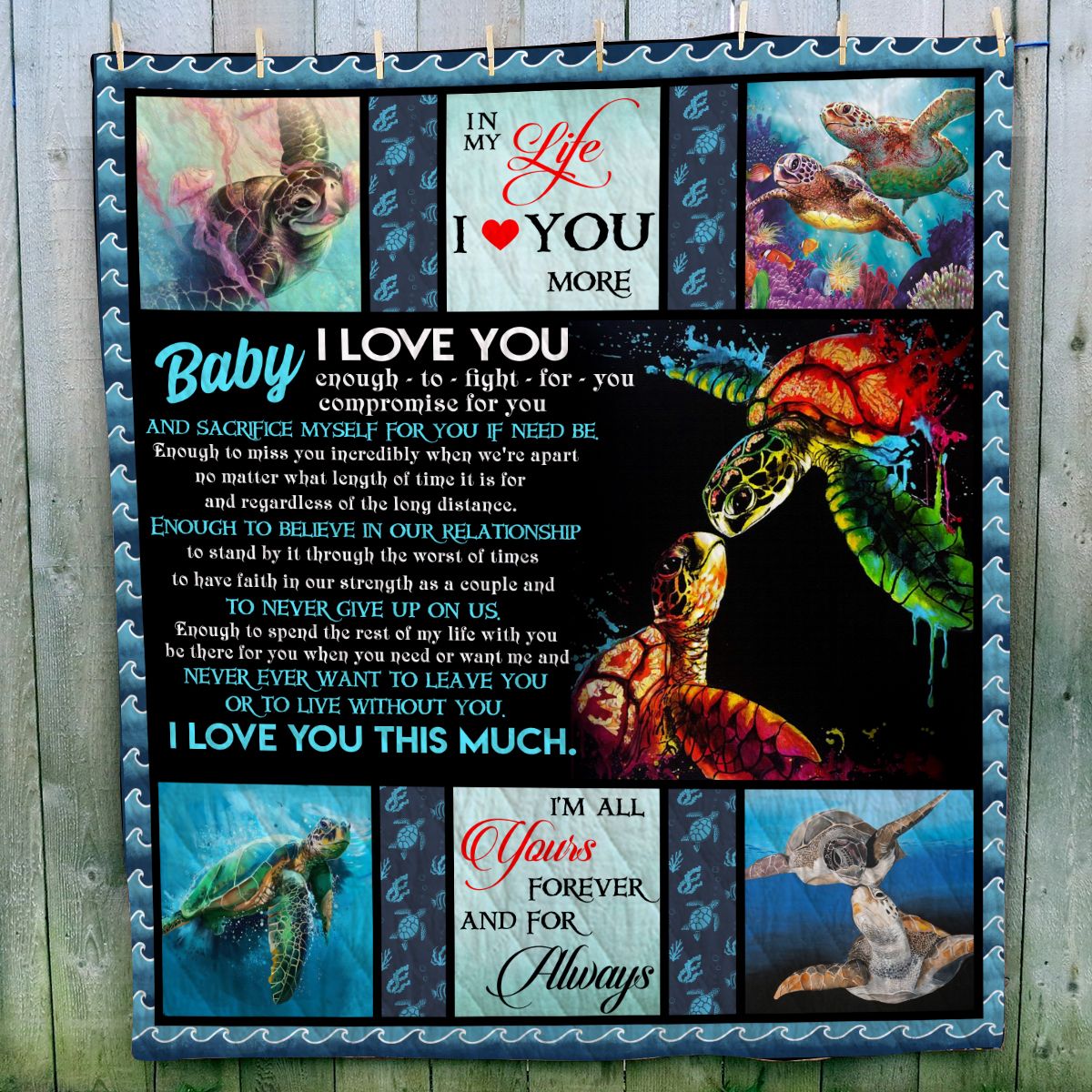 Turtle Quilt Blanket DHC071212VT