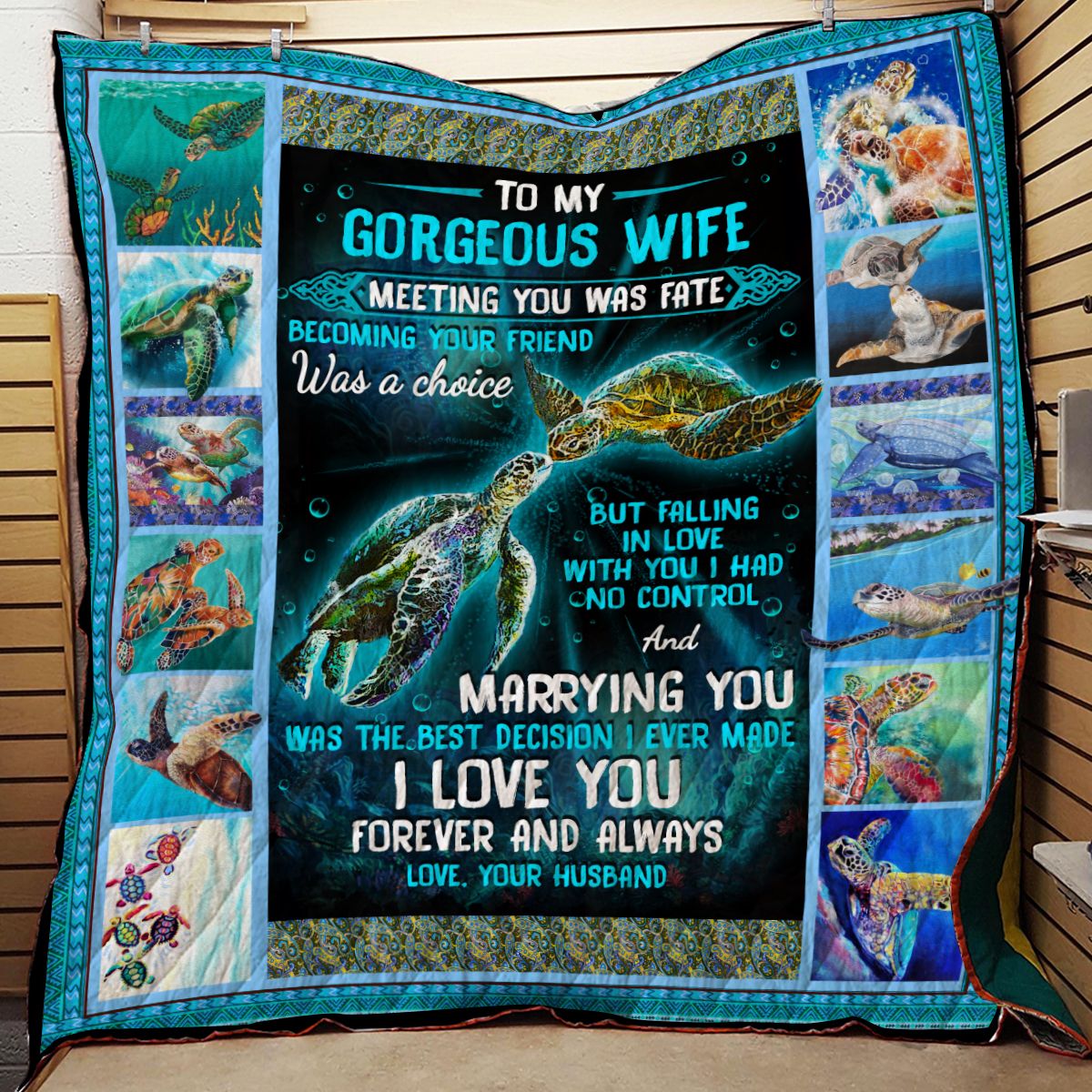 Turtle Quilt Blanket DHC0712152VT