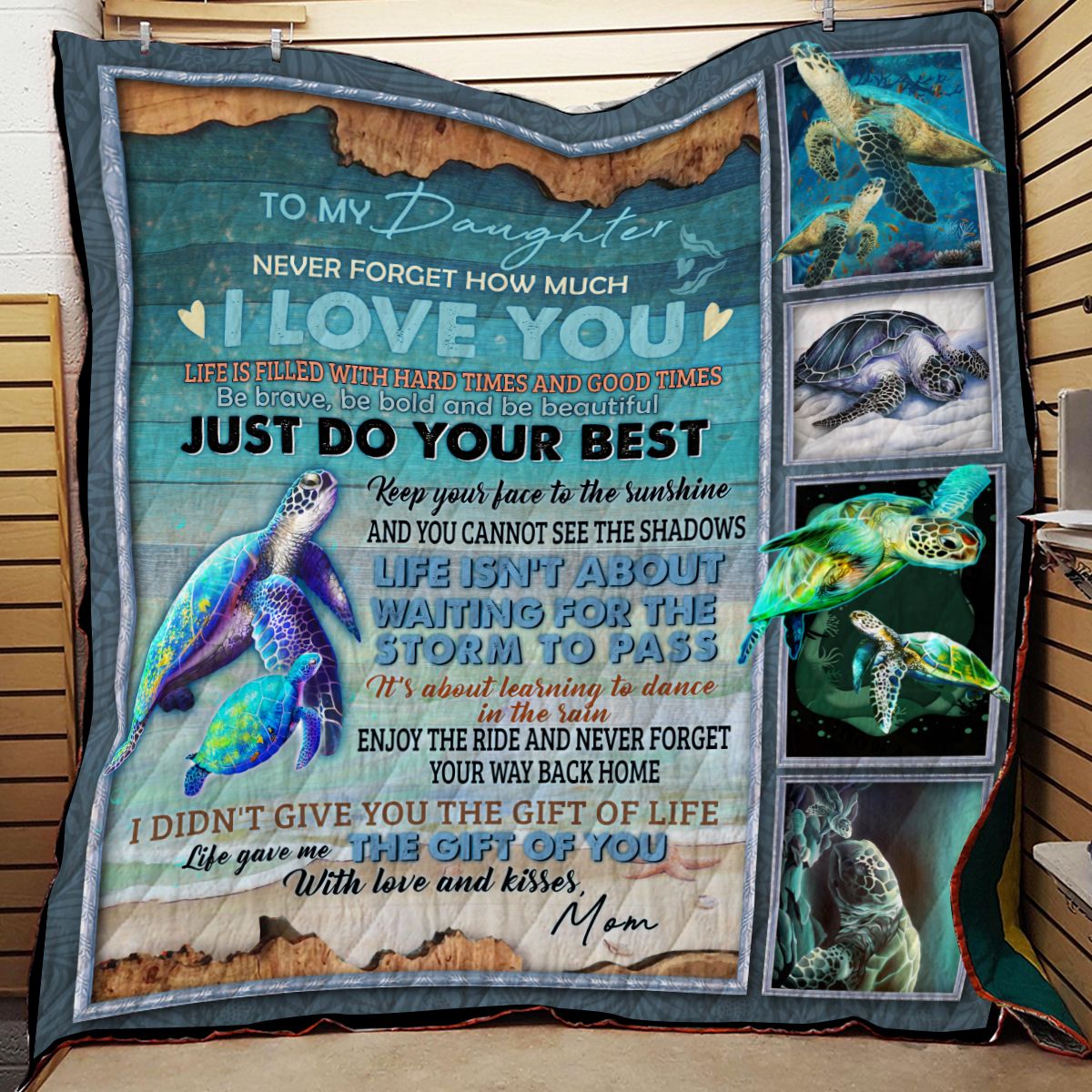 Turtle Quilt Blanket DHC071269VT