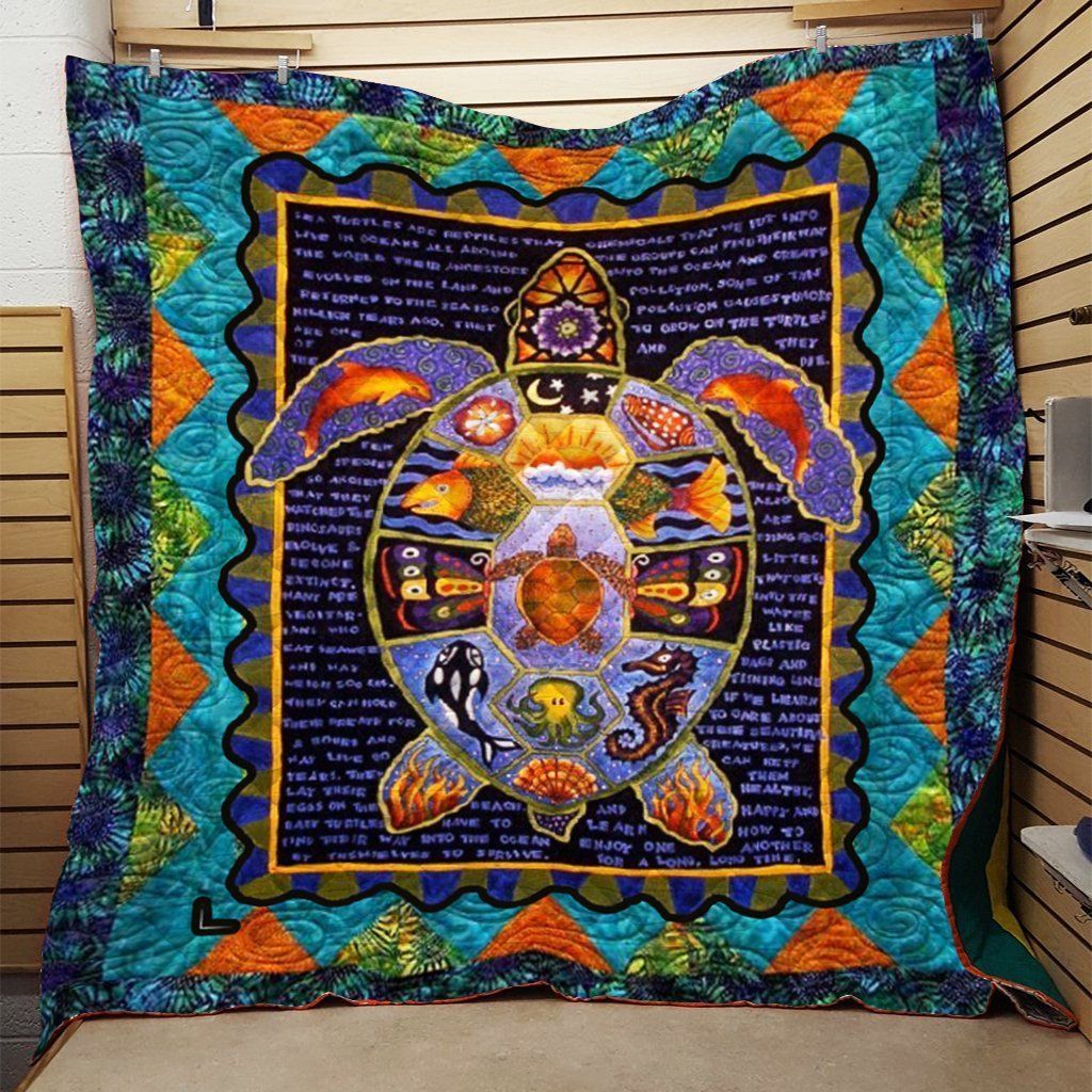 Turtle Quilt Blanket DHC0910731VT