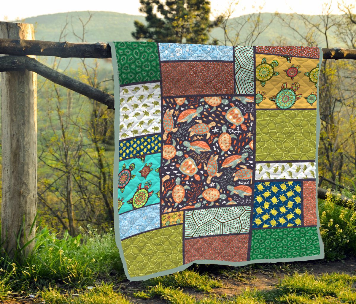 Turtle Quilt Blanket DHC1301532VT