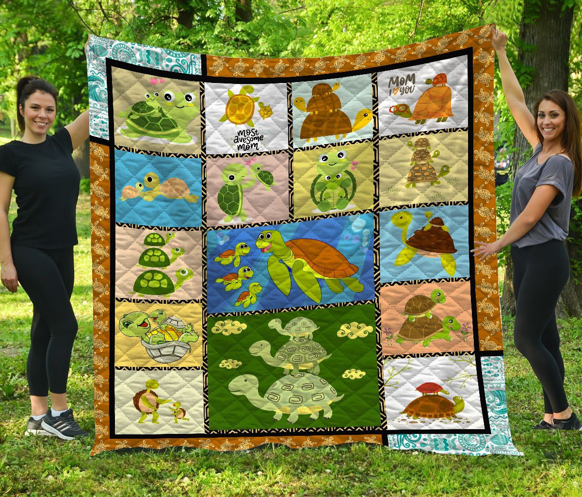 Turtle Quilt Blanket DHC1301534VT