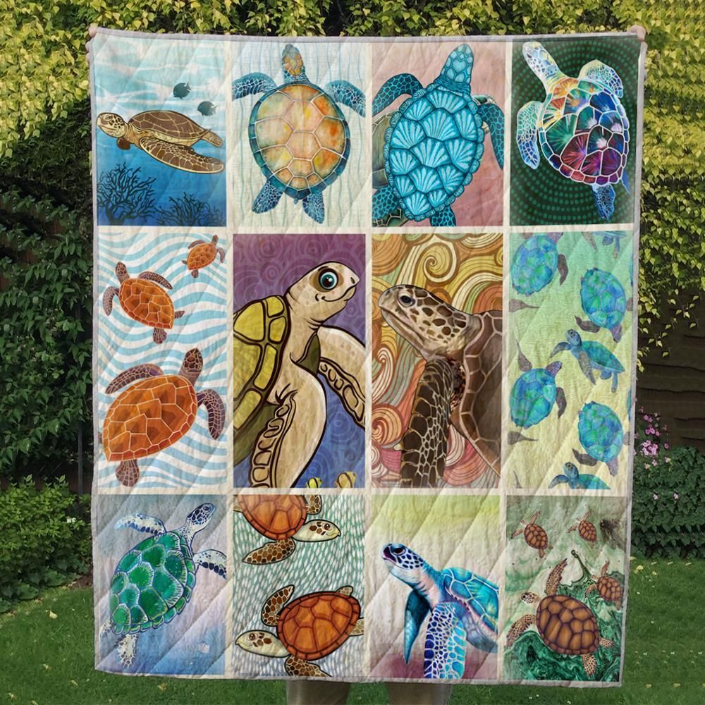 Turtle Quilt Blanket DHC13123047VT