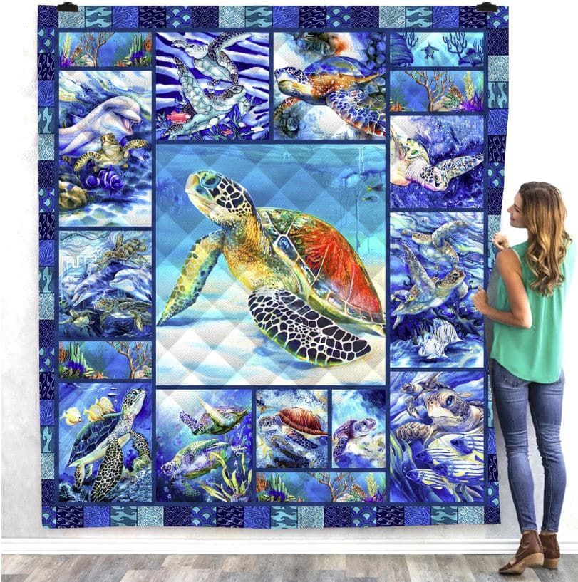 Turtle Quilt Blanket DHC131294VT