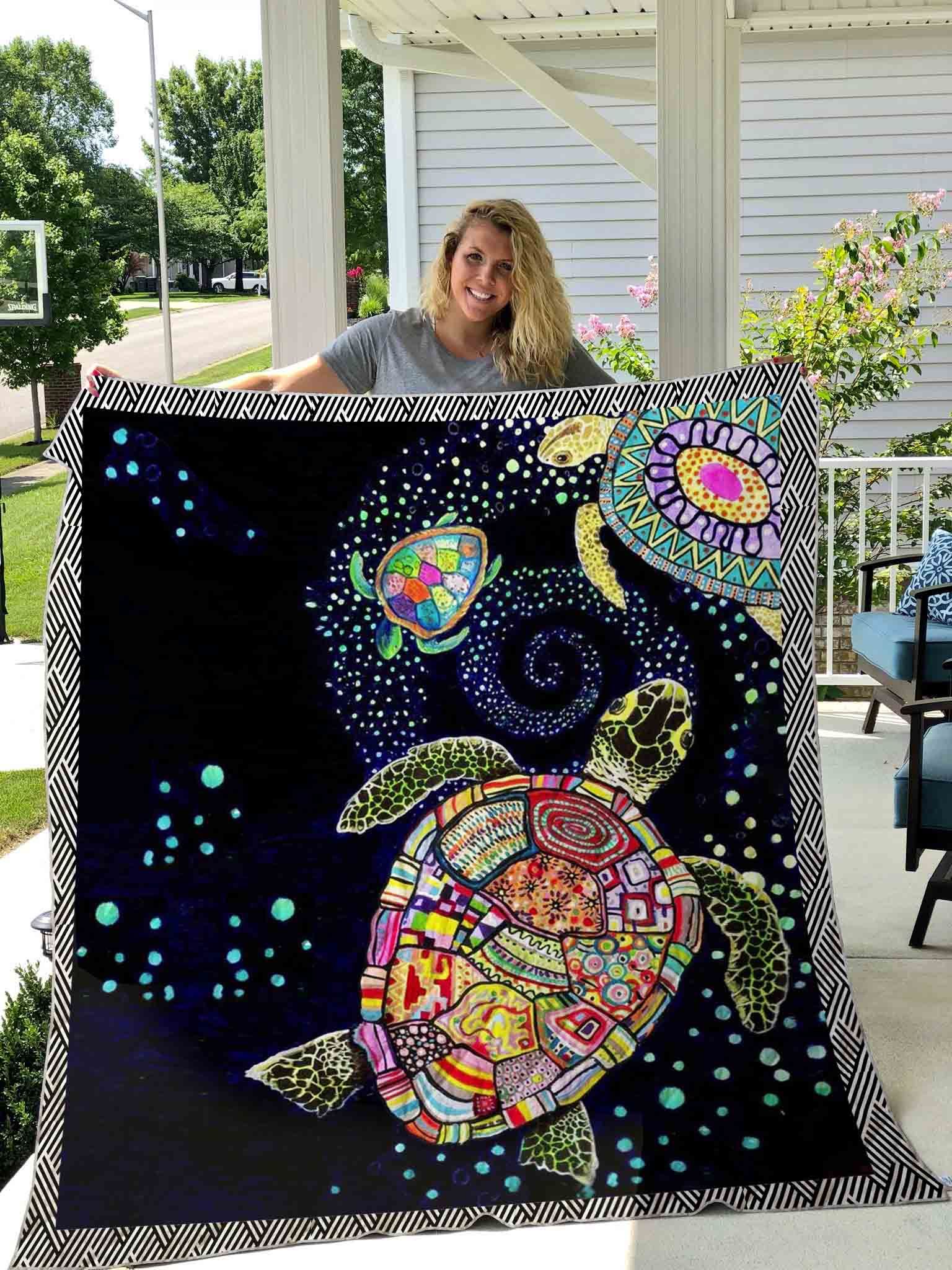 Turtle Quilt Blanket DHC1501782VT