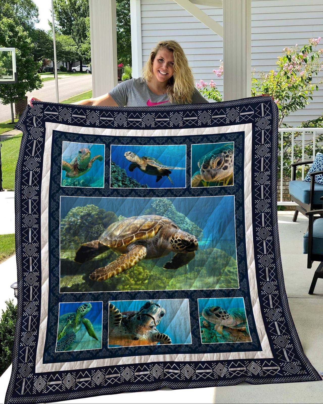 Turtle Quilt Blanket DHC2911159VT