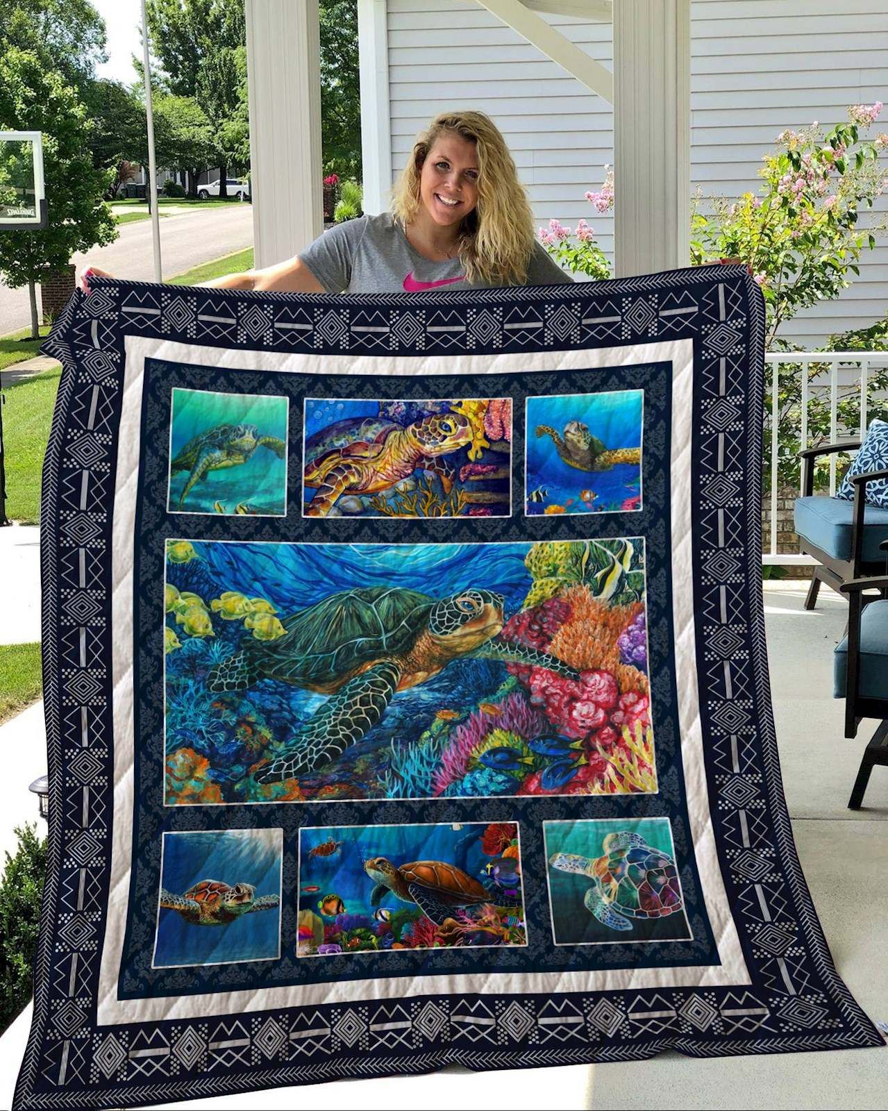 Turtle Quilt Blanket DHC2911177VT