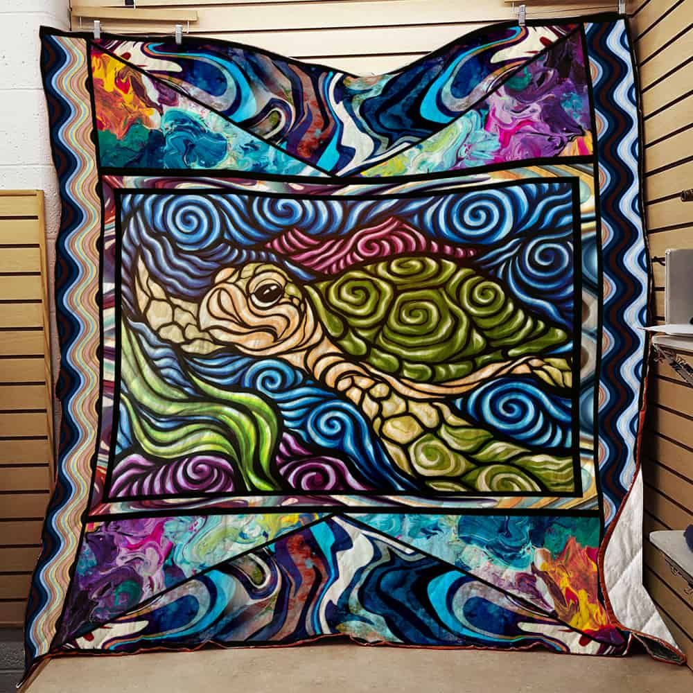 Turtle Quilt Blanket Q1902 14 Dhc1312335Dd