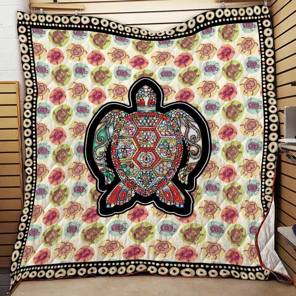 Turtle Quilt Blanket Q2002 09 V1 Dhc1312304Dd