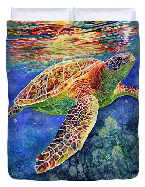 Turtle Reflections Bedding Set
