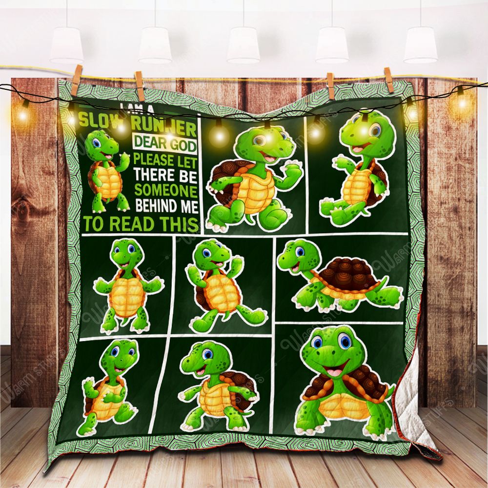 Turtle Running Quilt Blanket Kb Dhc1312558Dd