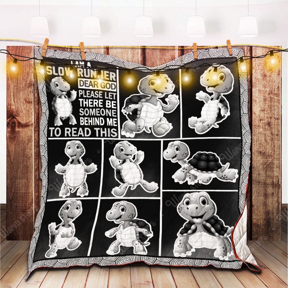 Turtle Running Quilt Blanket Kb1 Dhc1312557Dd