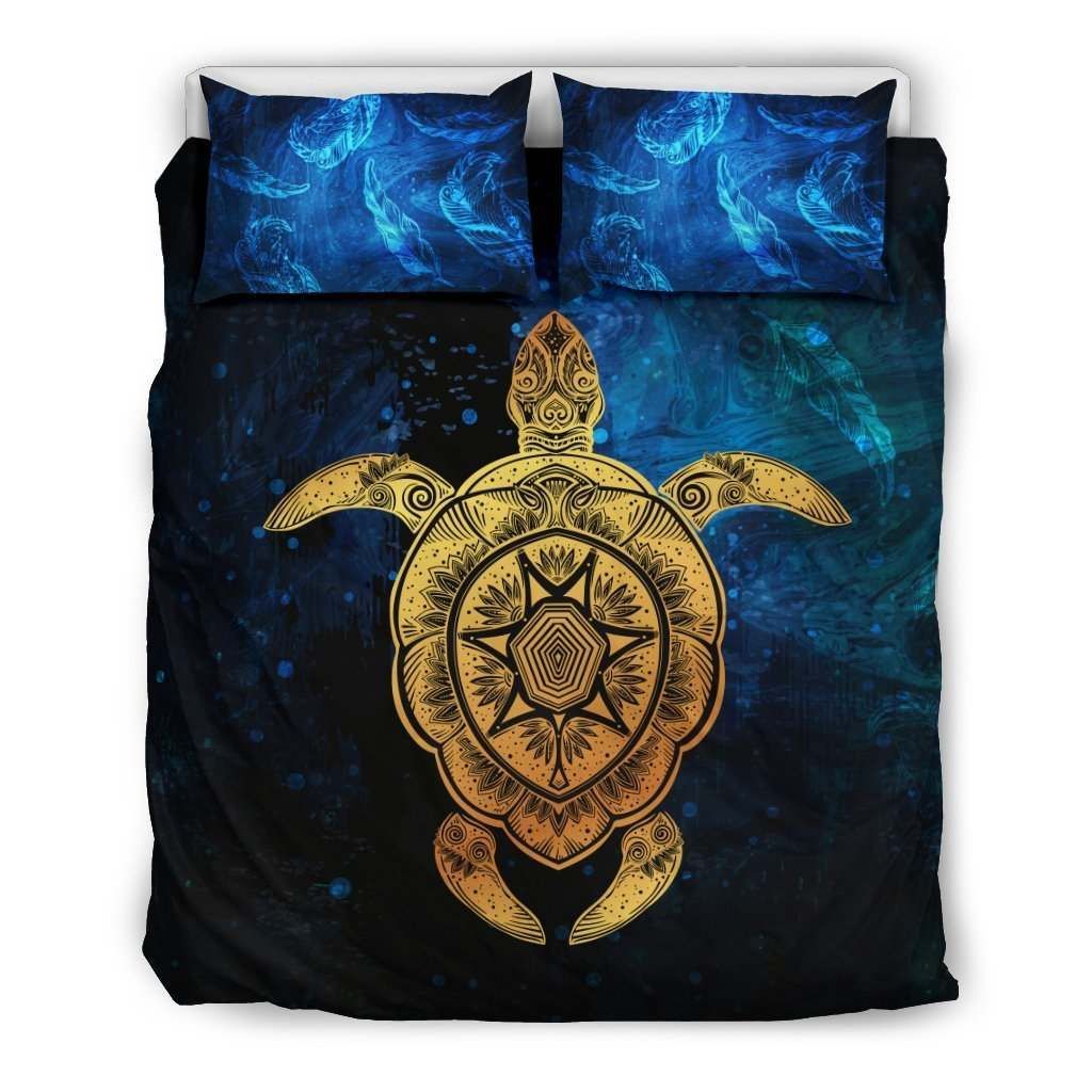 Turtle Sea Hawaiian Bedding Set