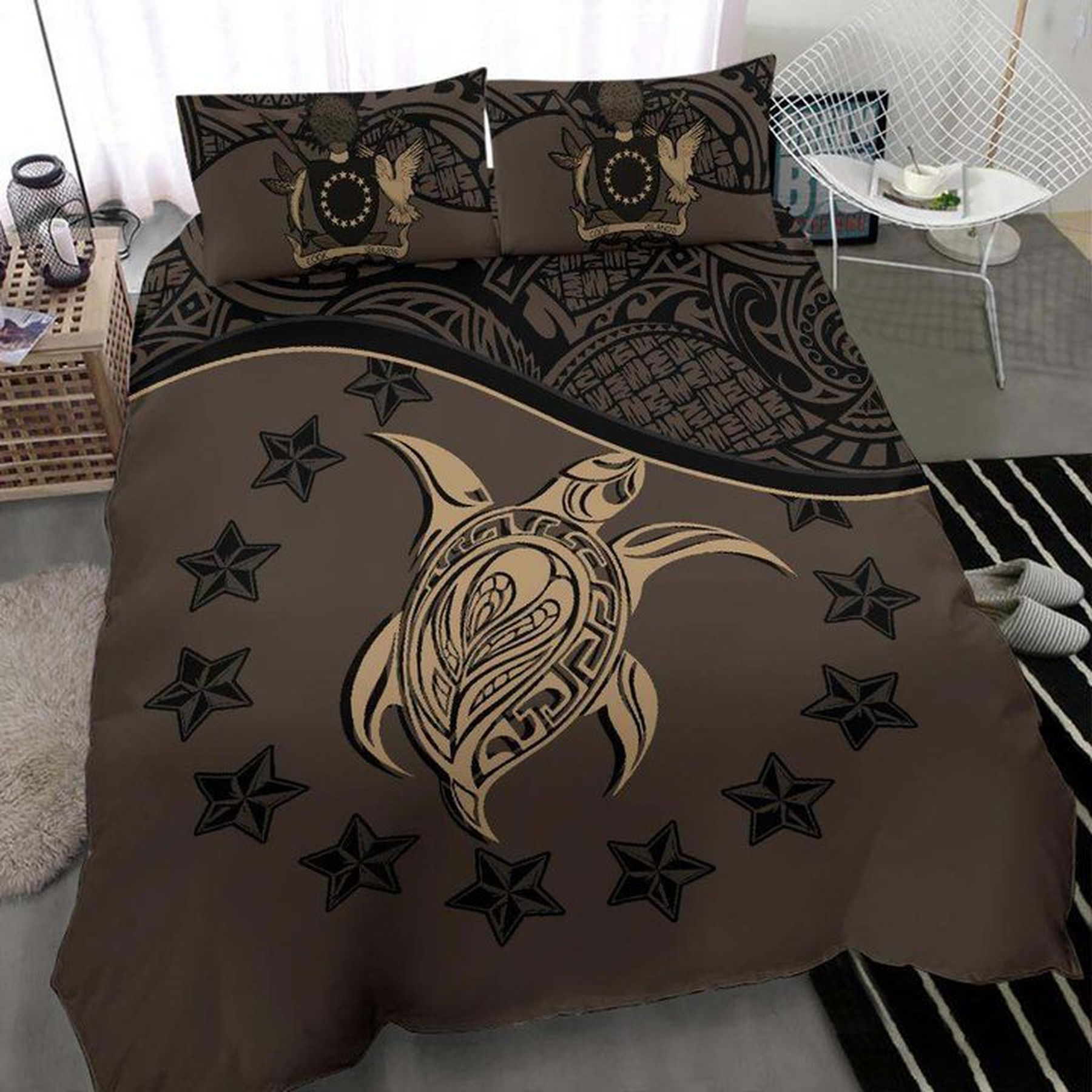 Turtle Star Cowboy Bedding Set