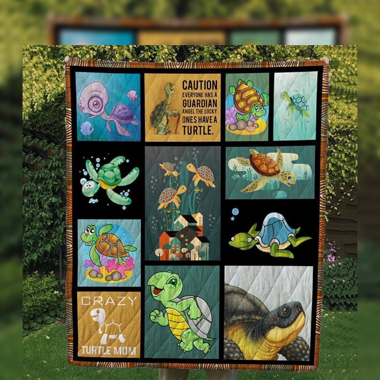 Turtle The Truth Untold Quilt Blanket DHC020120790TD