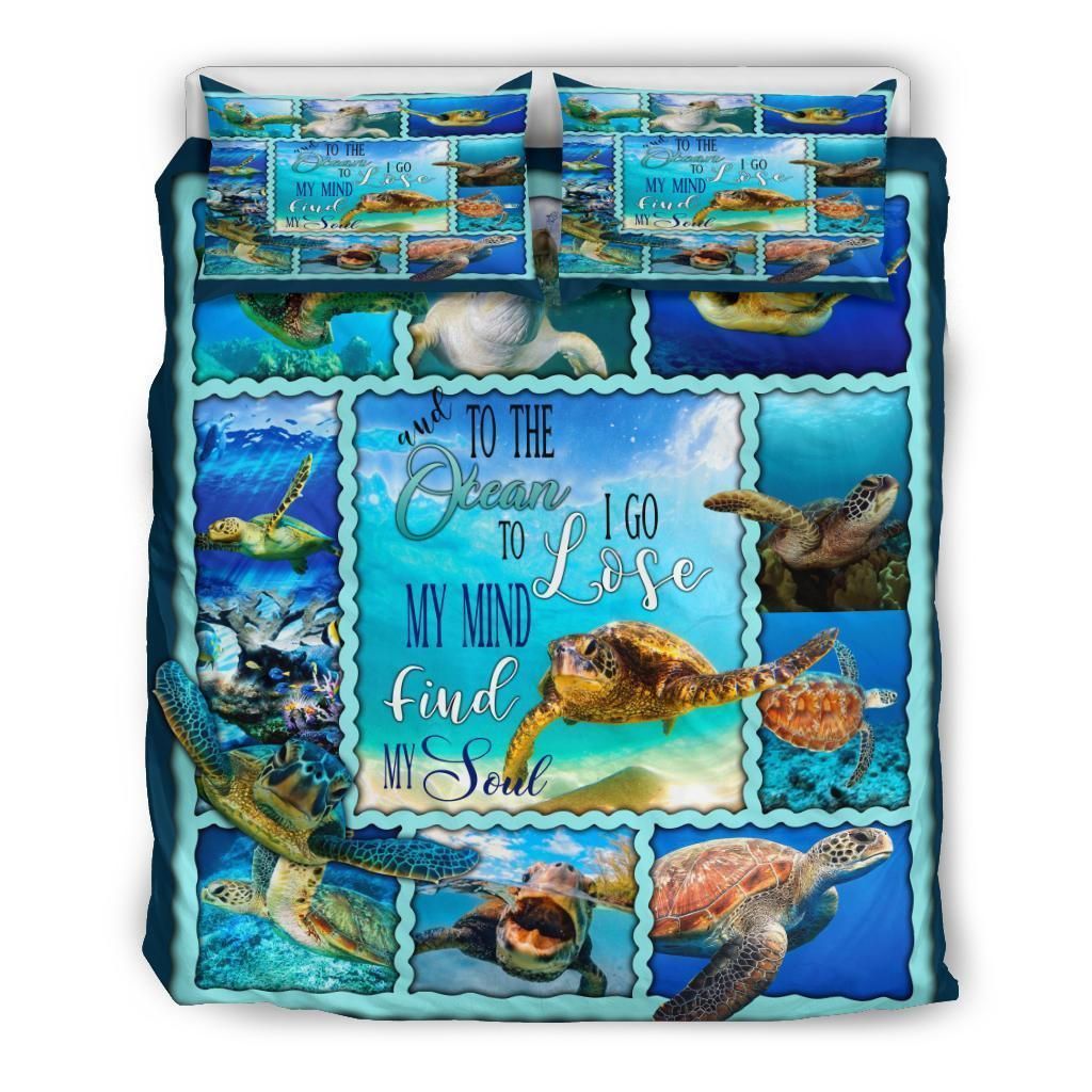 Turtle To The Ocean Bedding Set