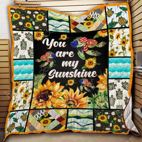 Turtle You Are My Shunshine Quilt Blanket DHC020120880TD