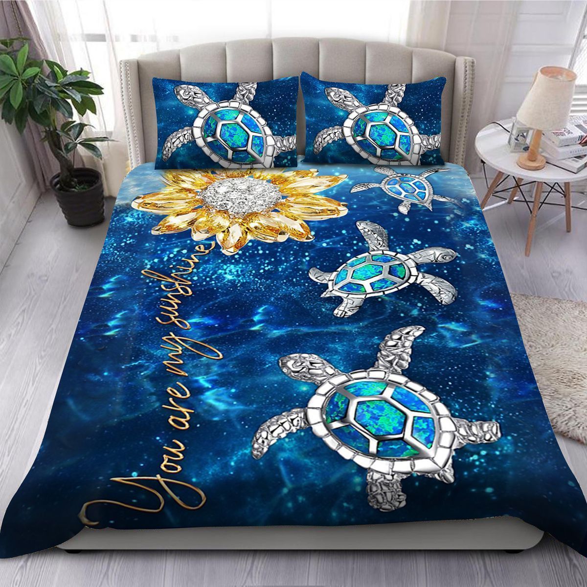 Turtle You Are My Sunshine Bedding Set