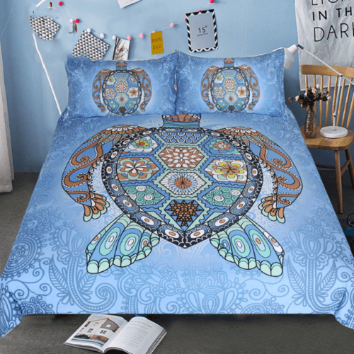 Turtles Blue Bedding Set