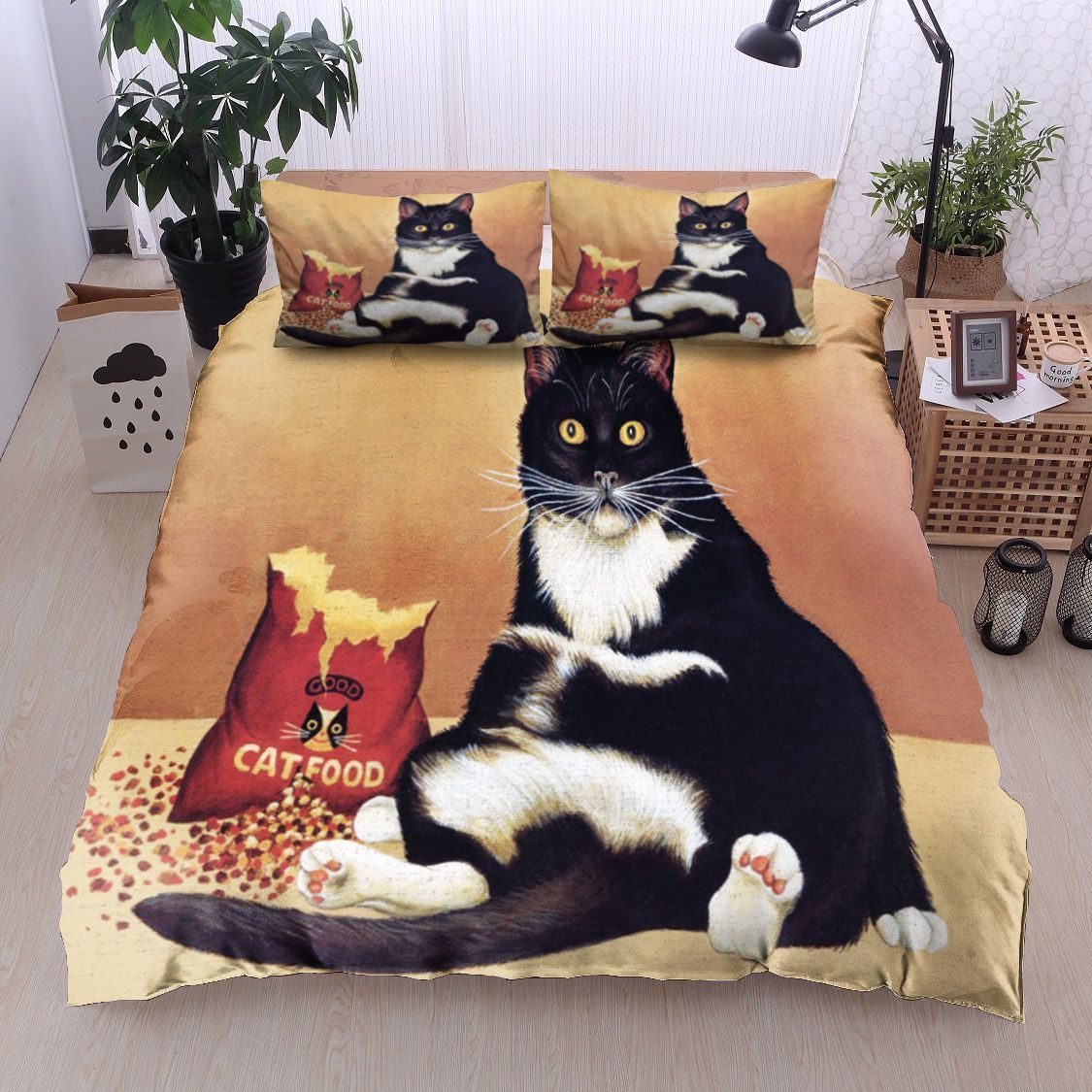 Tuxedo Cat Bedding Set