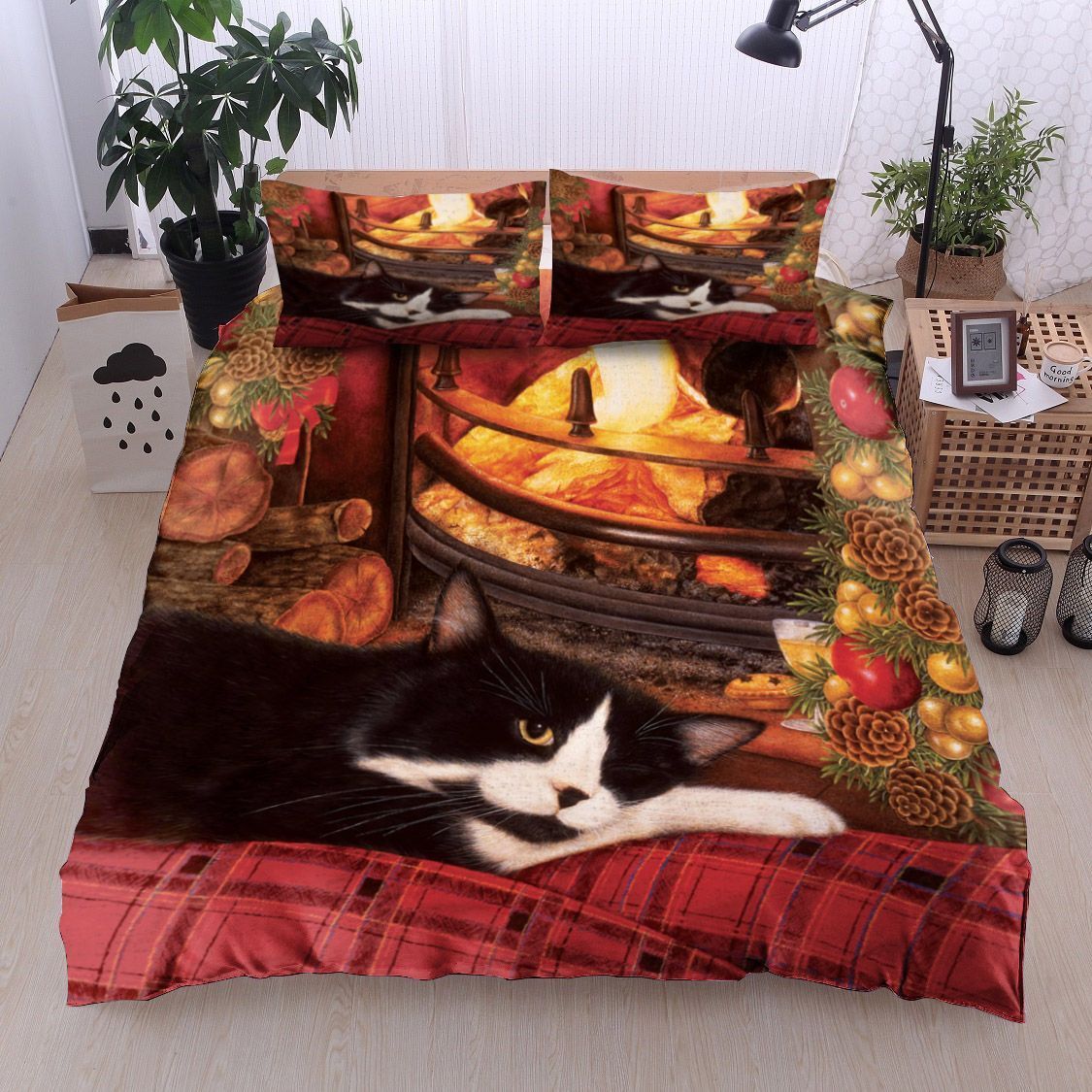 Tuxedo Cat Bedding Set