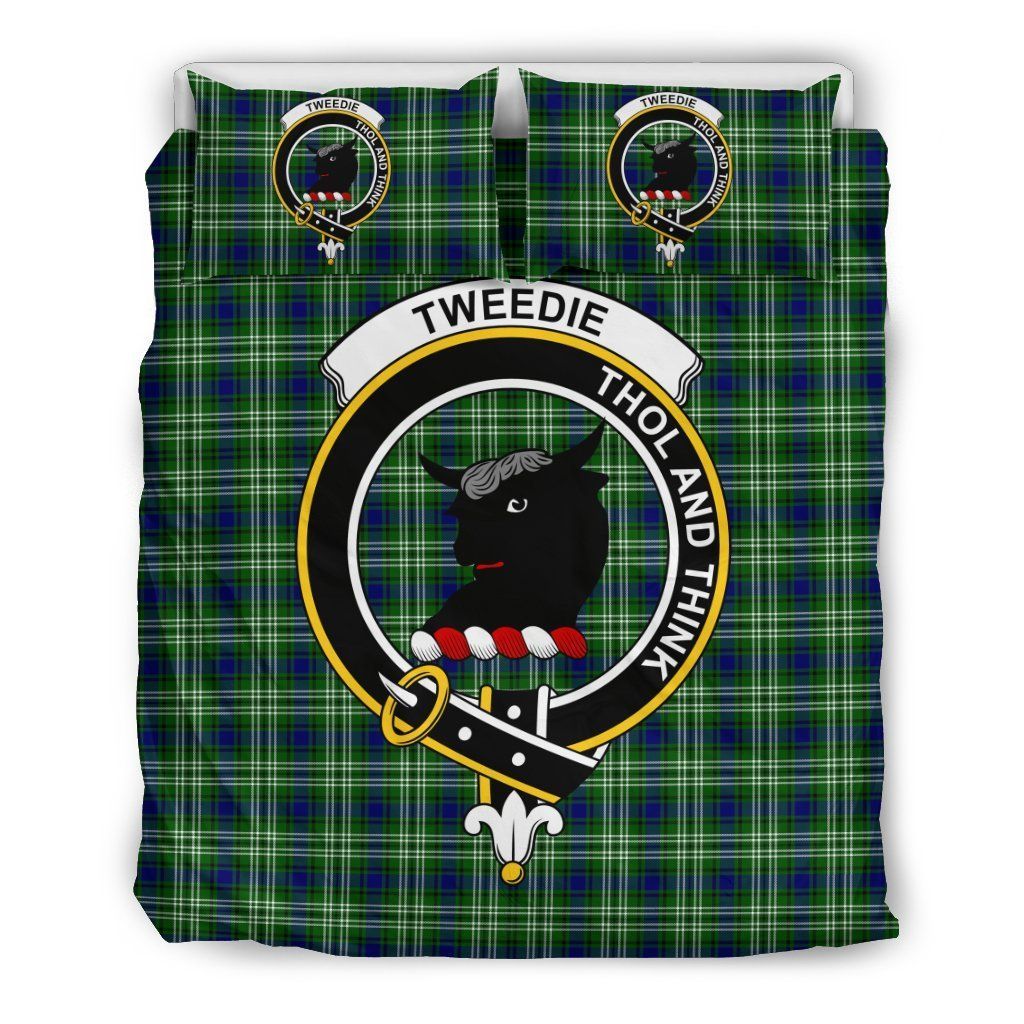 Tweedside Clan Badge Tartan Bedding Set