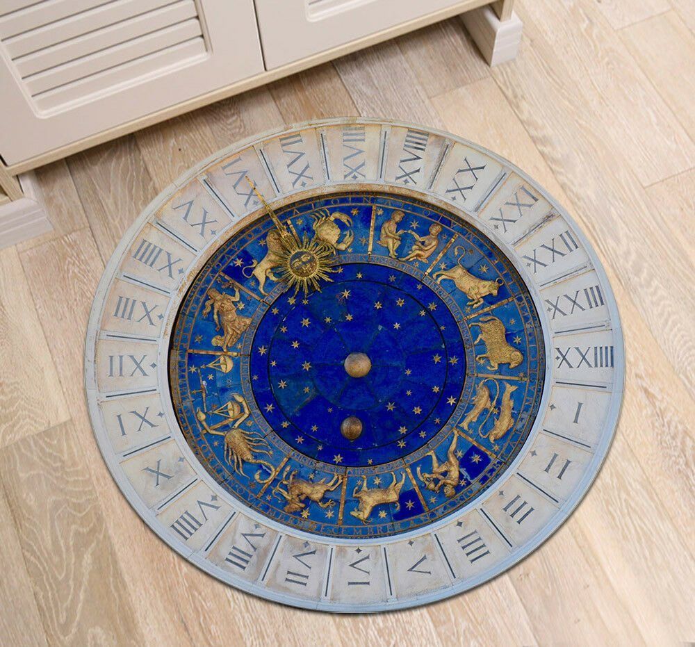 Twelve Constellations Round Carpet