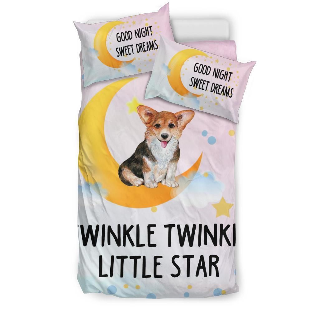 Twinkle Twinkle Little Star Corgi Bedding Set