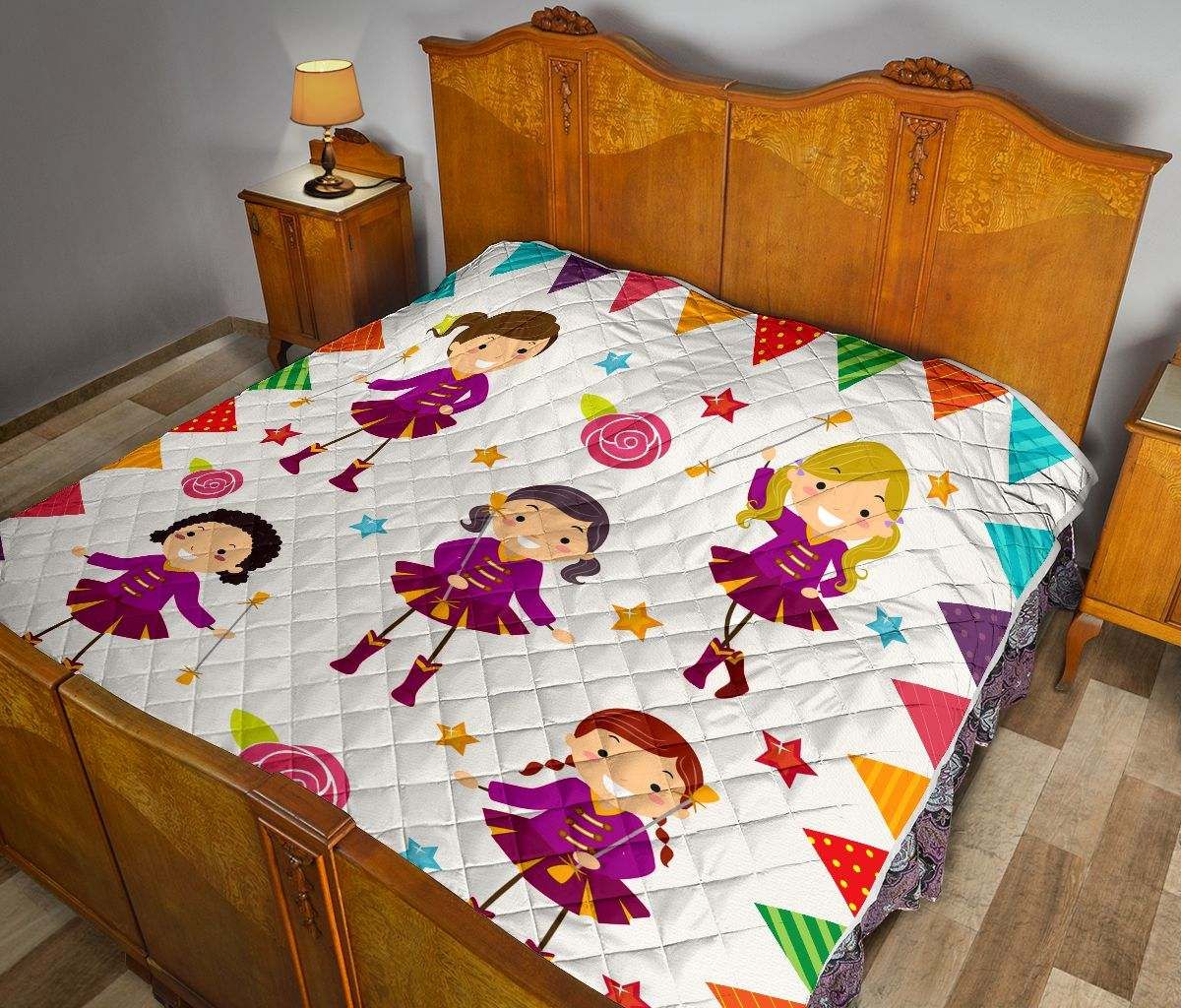 TWIRLING GIRL CLIPART QUILT DHC281110962DD