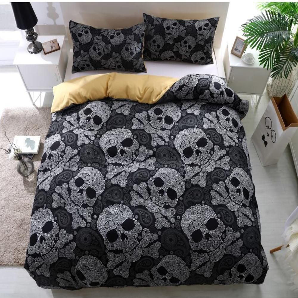 Twisted Skull Bedding Set