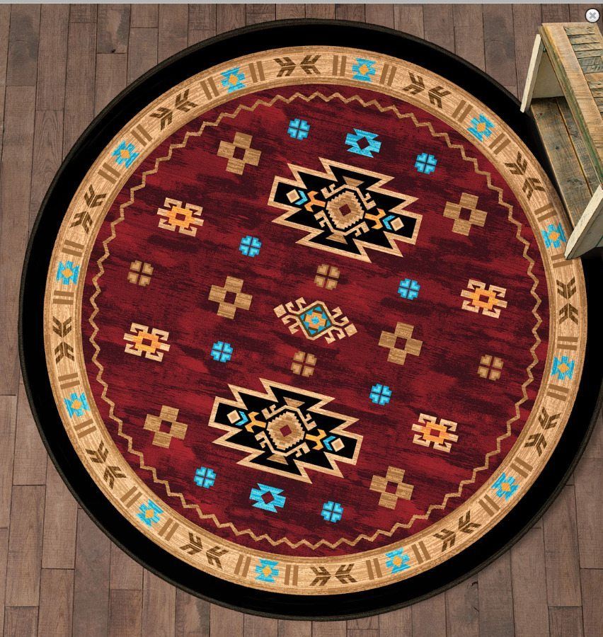 Two Canyons Round Carpet