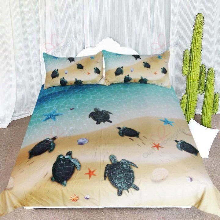 Two Sea Turtle Bedding Set