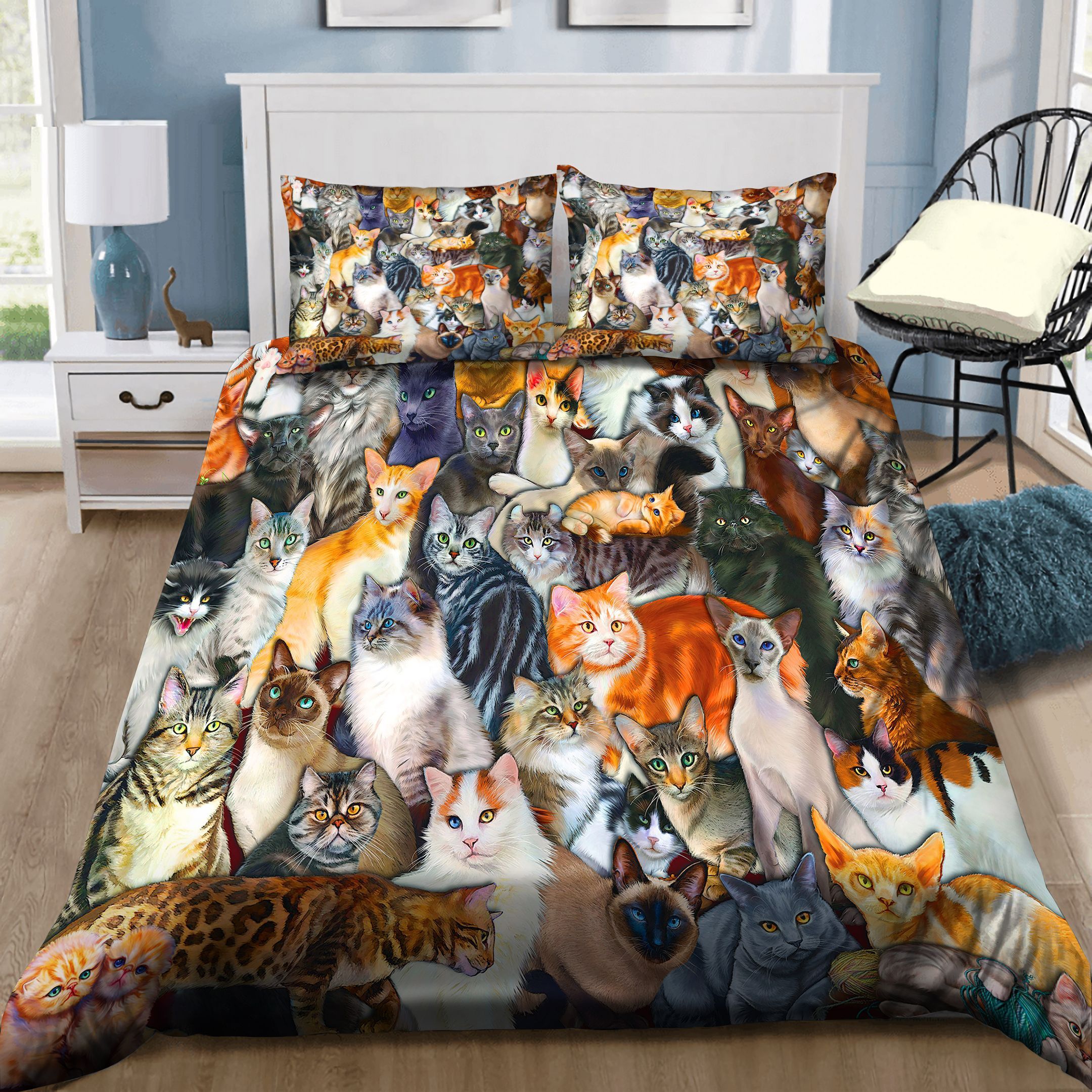 Types Of Cat Bedding Set