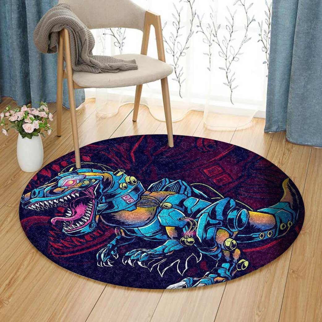 Tyrannosaurus Round Carpet