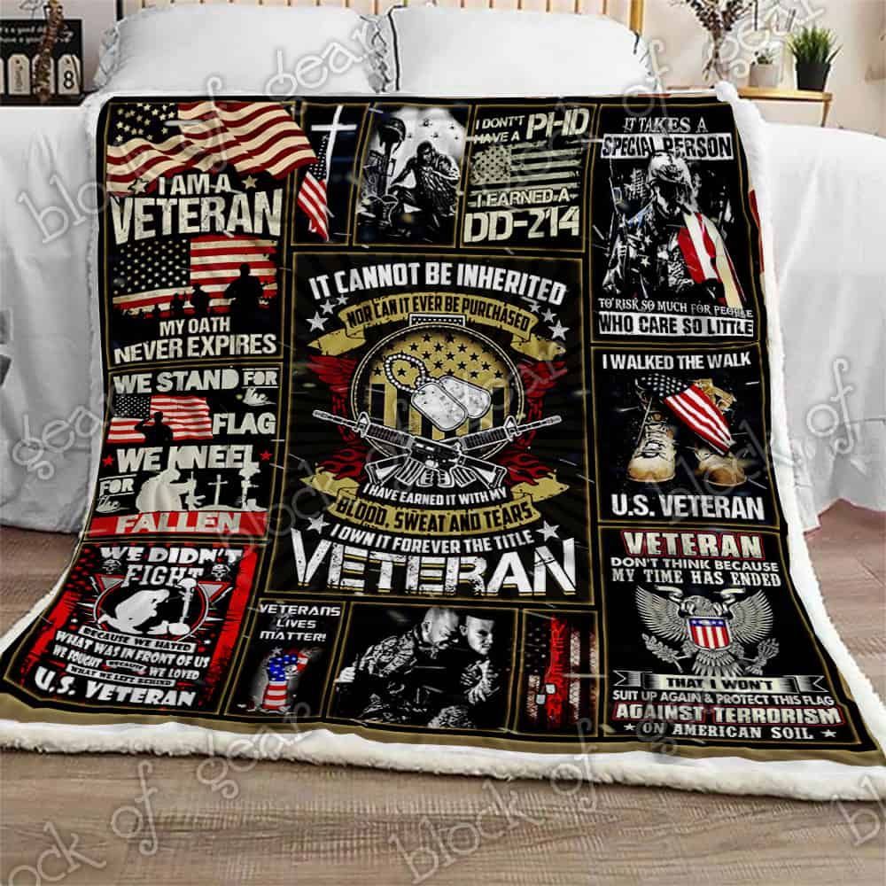 U.S Veteran Fleece Blanket