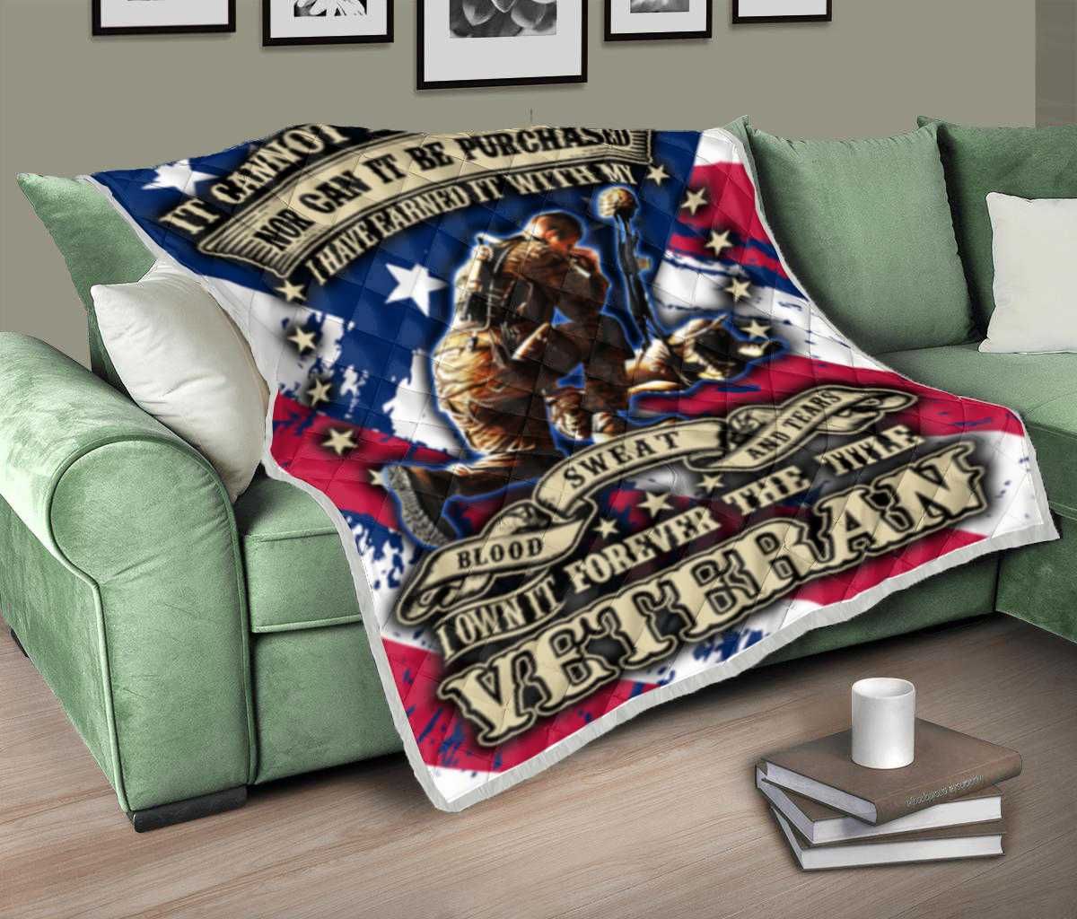 U S  Veterans Quilt Blanket Dhc03011034Dd