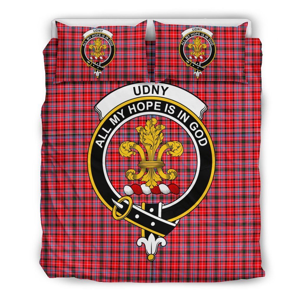 Udny Tartan Clan Badge Tartan Bedding Set