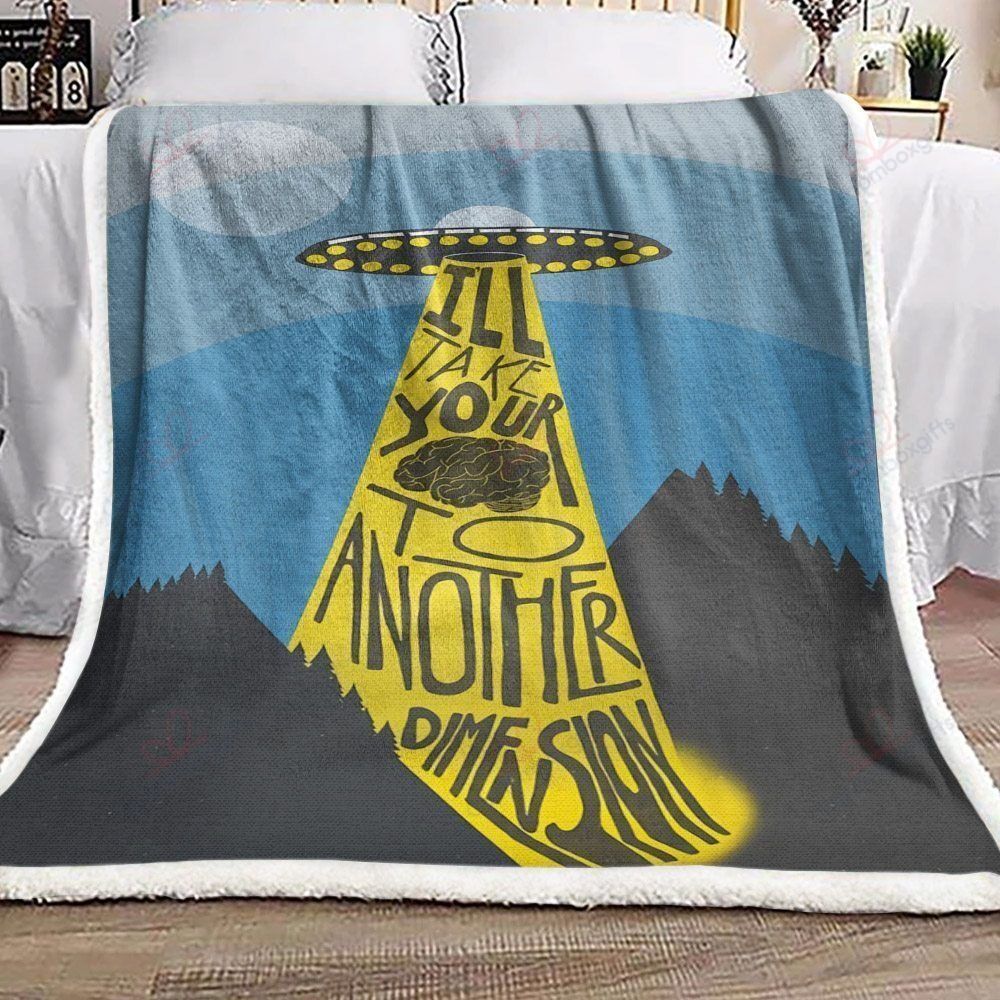 Ufo Fleece Blanket