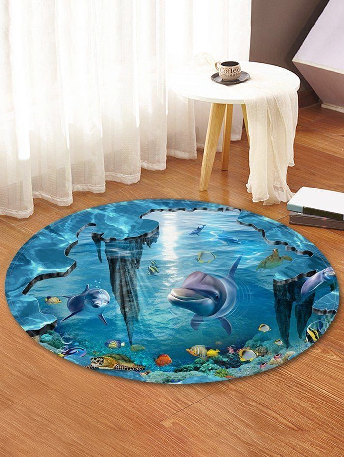 Underwater Round Carpet