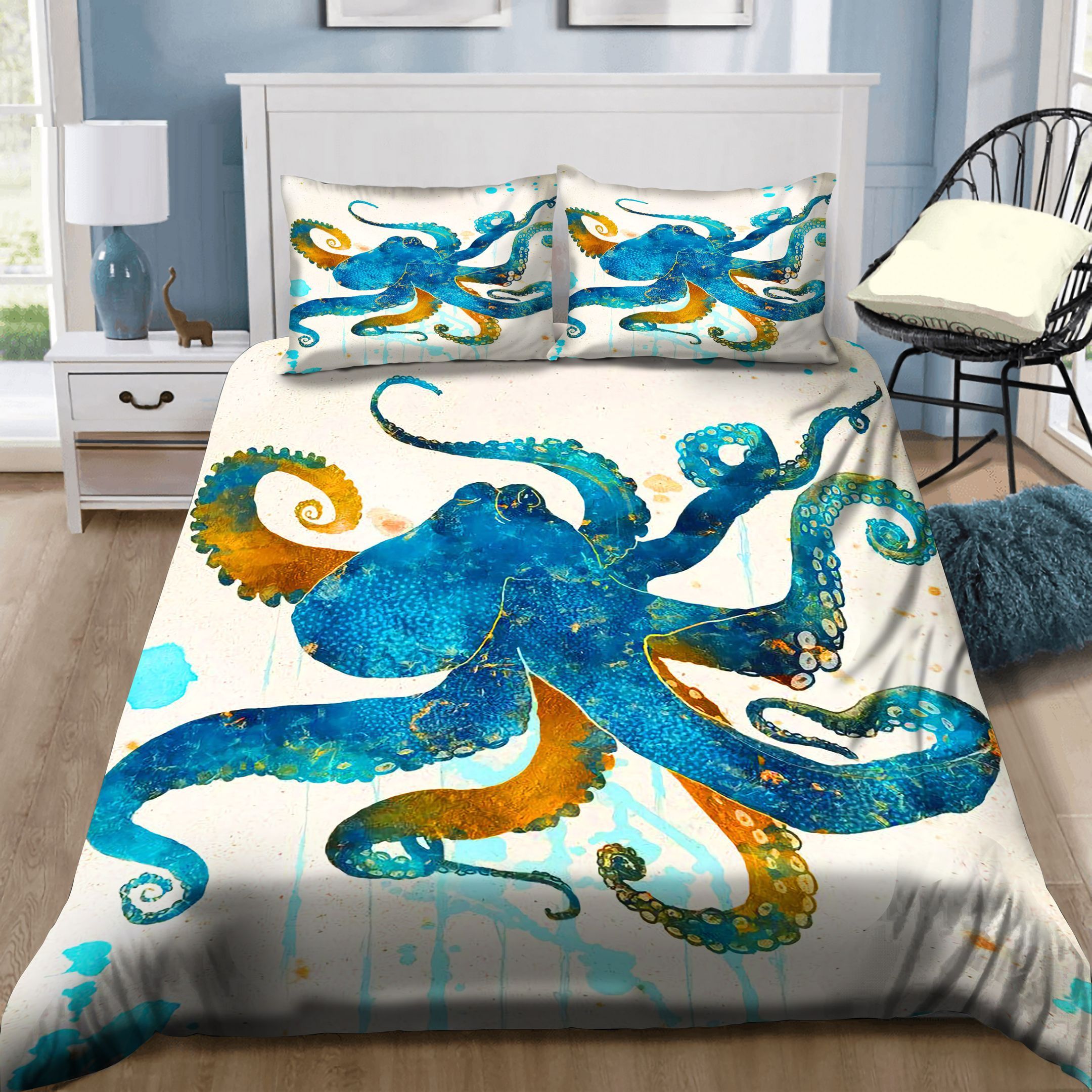 Underwater Dream Octopus Bedding Set
