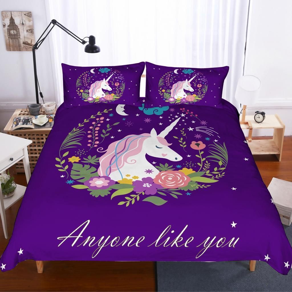 Unicorn Anyone Like You Bedding Set