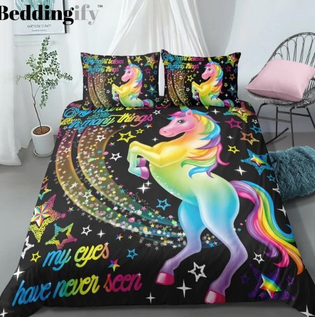 Unicorn Belief Bedding Set